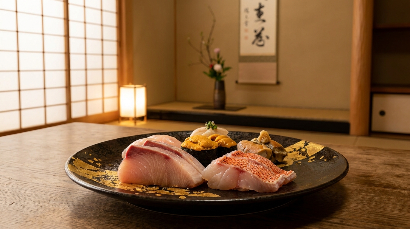 冬の夜を彩る至極の逸品。ととうお自慢の極上鮨と酒の極み