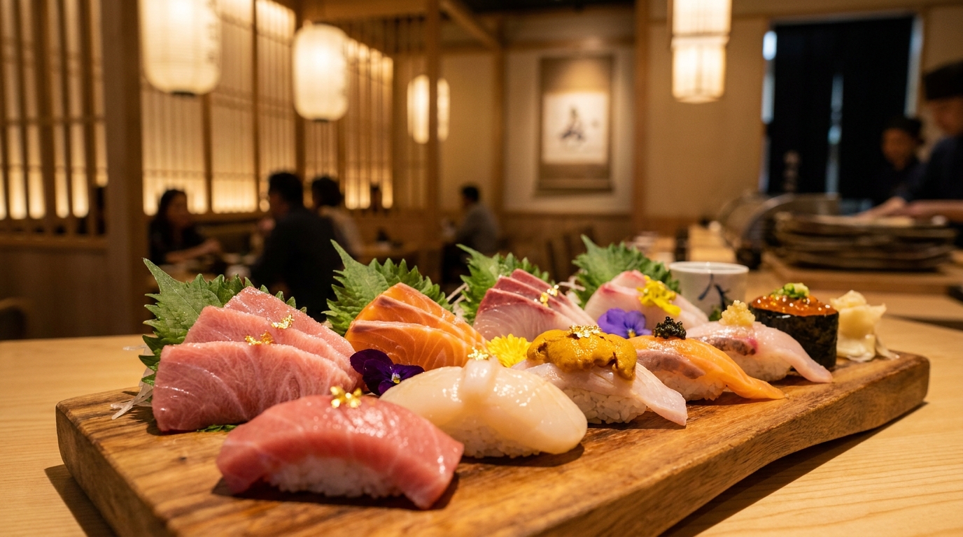 春の訪れを感じる至高の逸品！職人が握る旬の鮨と極上の日本酒のペアリング