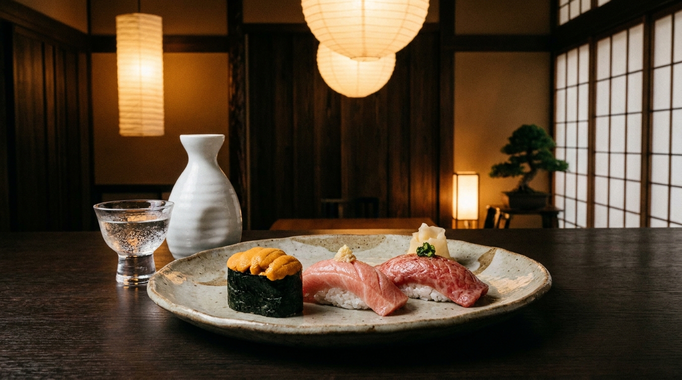 冬の味覚を彩る極上の日本酒を、隠れ家個室でじっくりと堪能する至福の時間