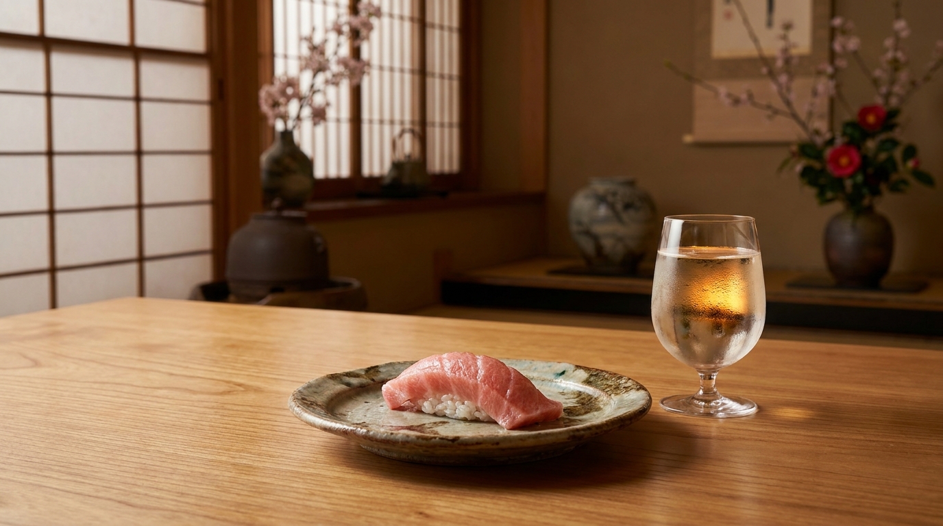 春の息吹を味わう。鮨と酒日和が贈る珠玉の日本酒とペアリング