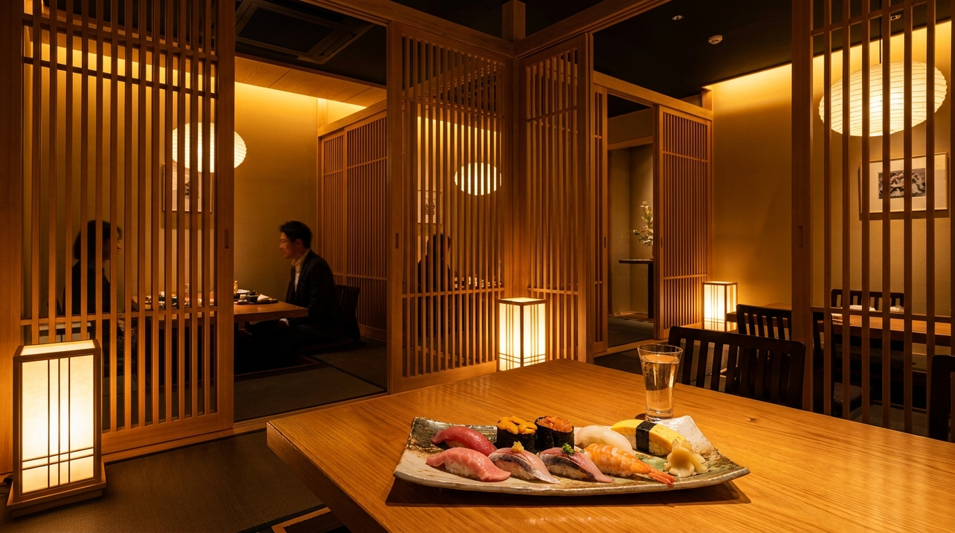 横浜で秋の宴会を。全席個室で愉しむ極上の鮨と日本酒のひととき